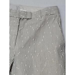 3.1 Phillip Lim Cream Black Vertical Striped Cropped Size 0 Ladies Pants #6